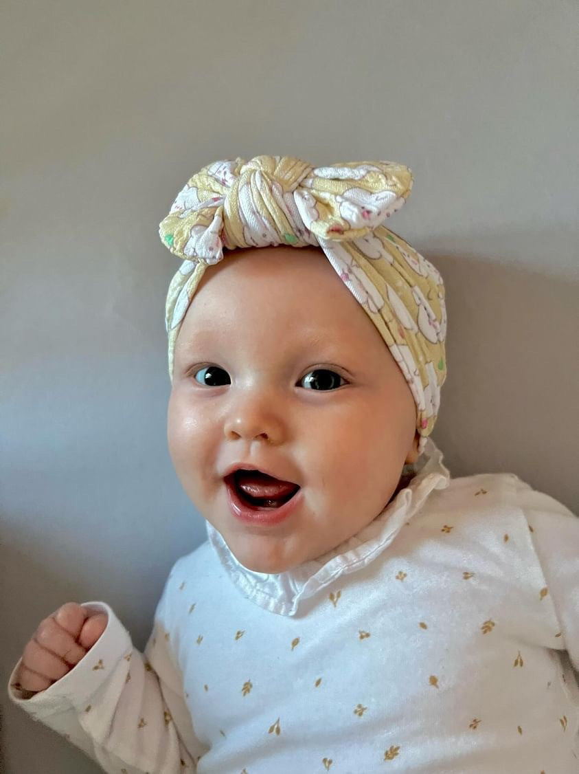 LEMON PUPPY CABLE KNIT HEADBAND