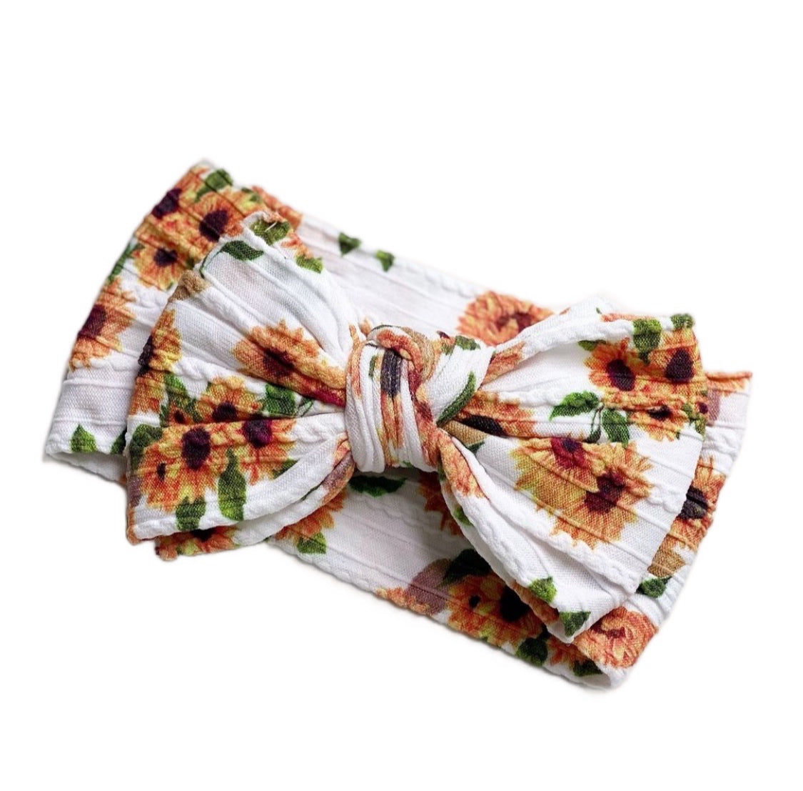 Sunflower fashion baby bow