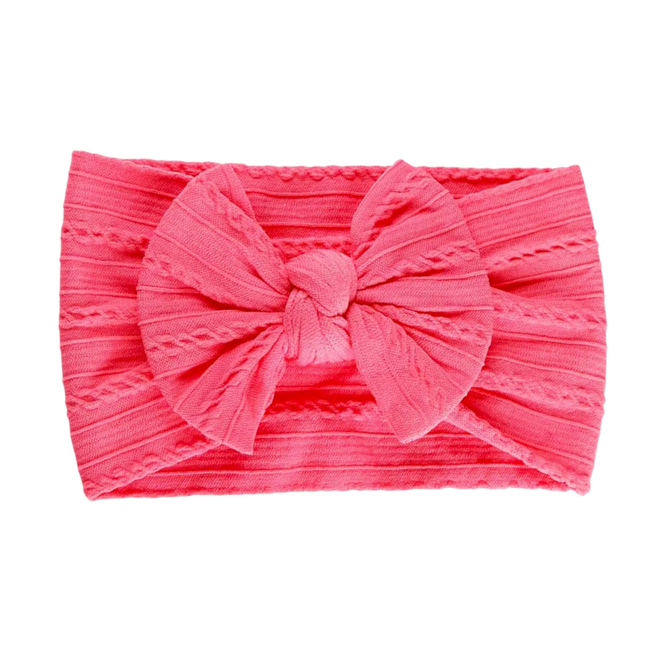 Coral Smaller Cable knit Headband