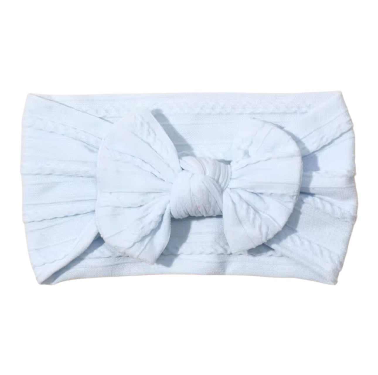 Summer Sky Smaller Cable Knit Headband