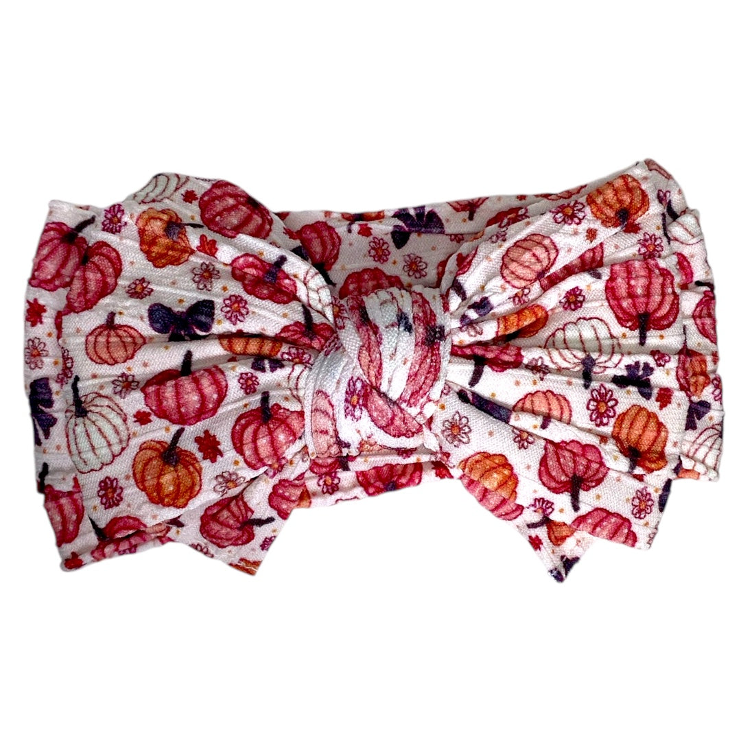 Cream Pumpkin Larger Cable Knit Headband