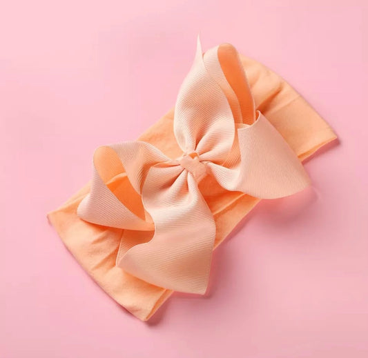 PEACHY RIBBON HEADBAND