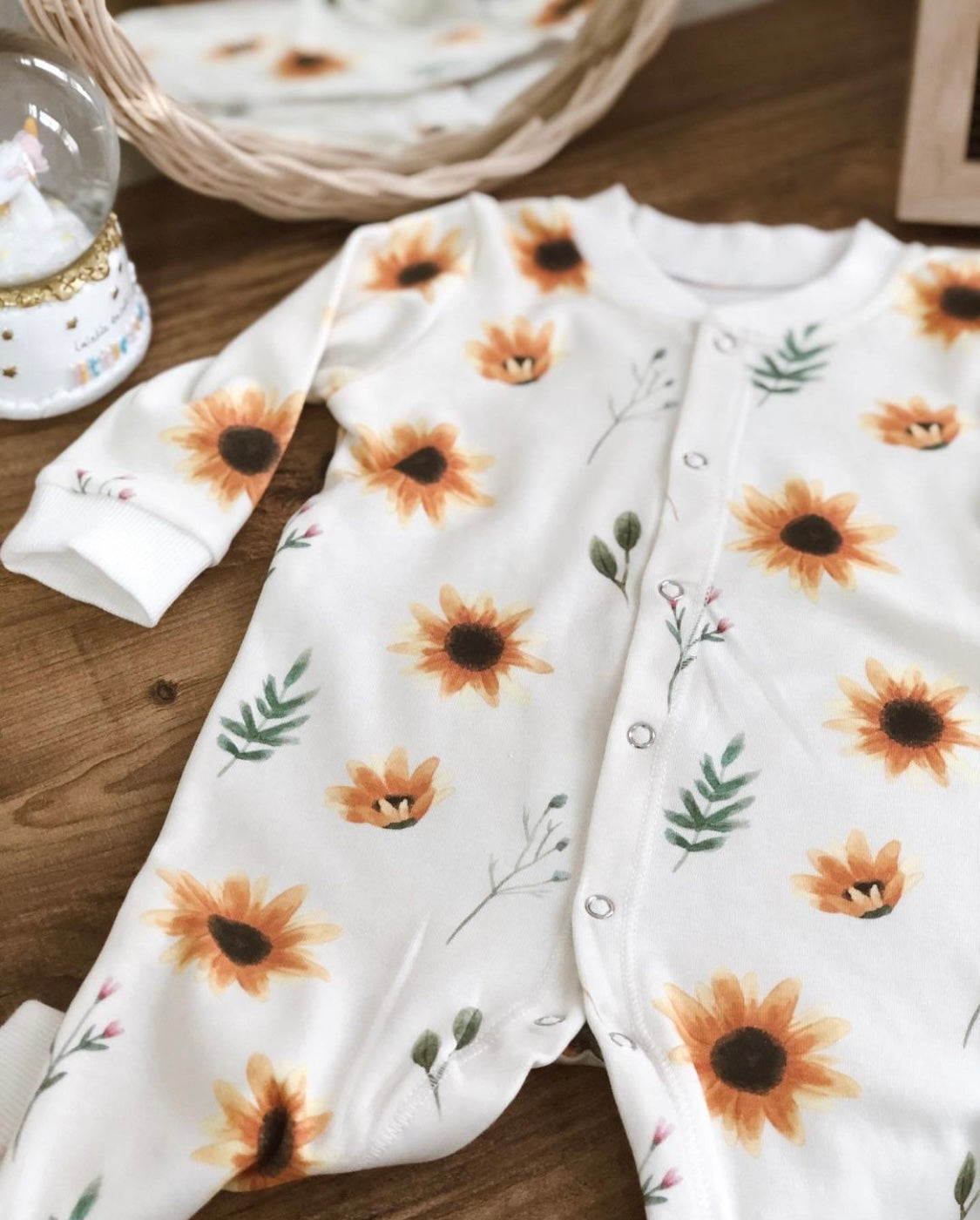 SUNFLOWER COTTON BODYSUIT