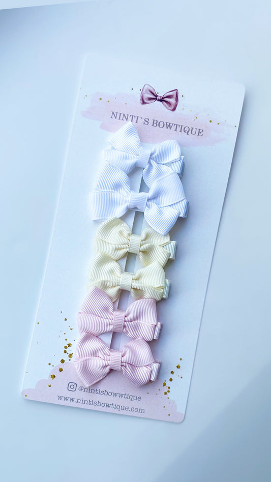 PASTEL HAIR BOW CLIPS