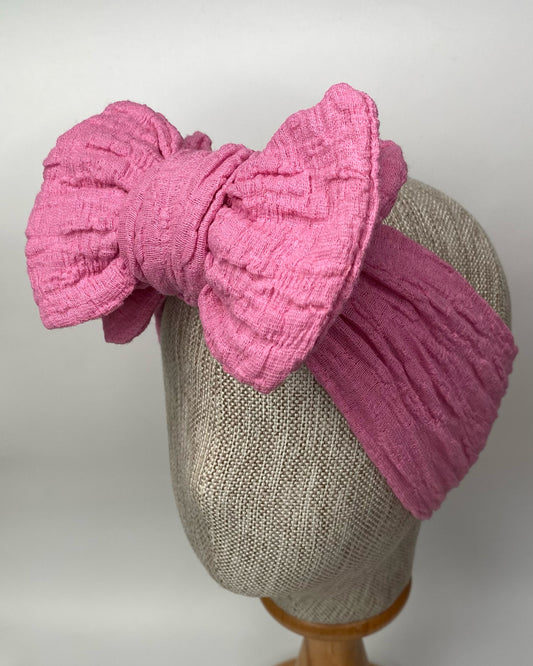 RASPBERRY LARGE BOW