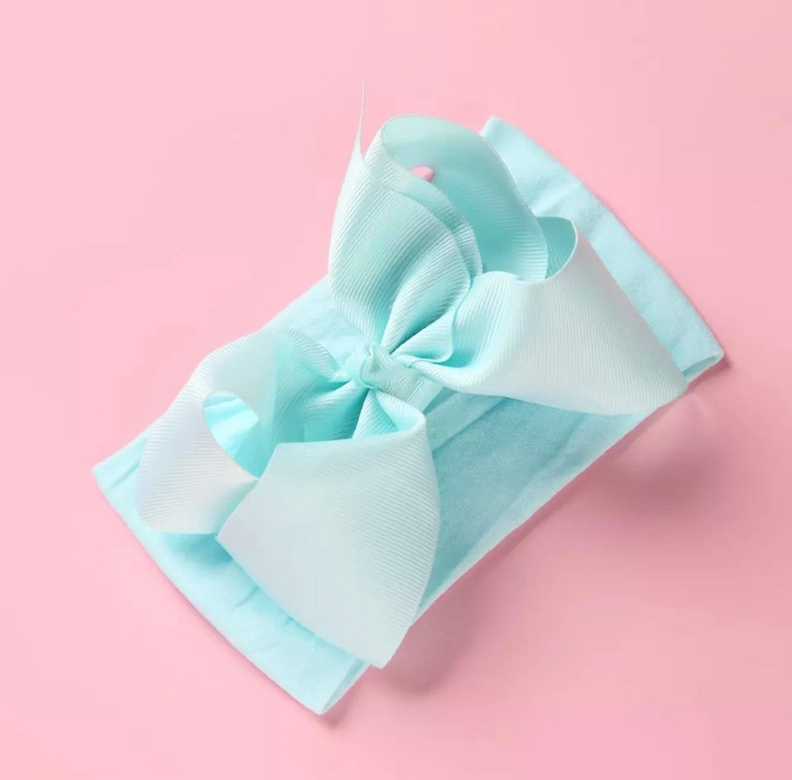 SKYBLUE RIBBON HEADBAND