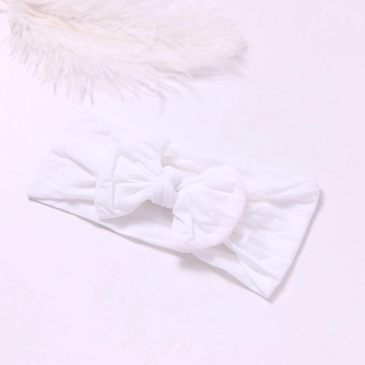 WHITE PLAIN HEADBAND