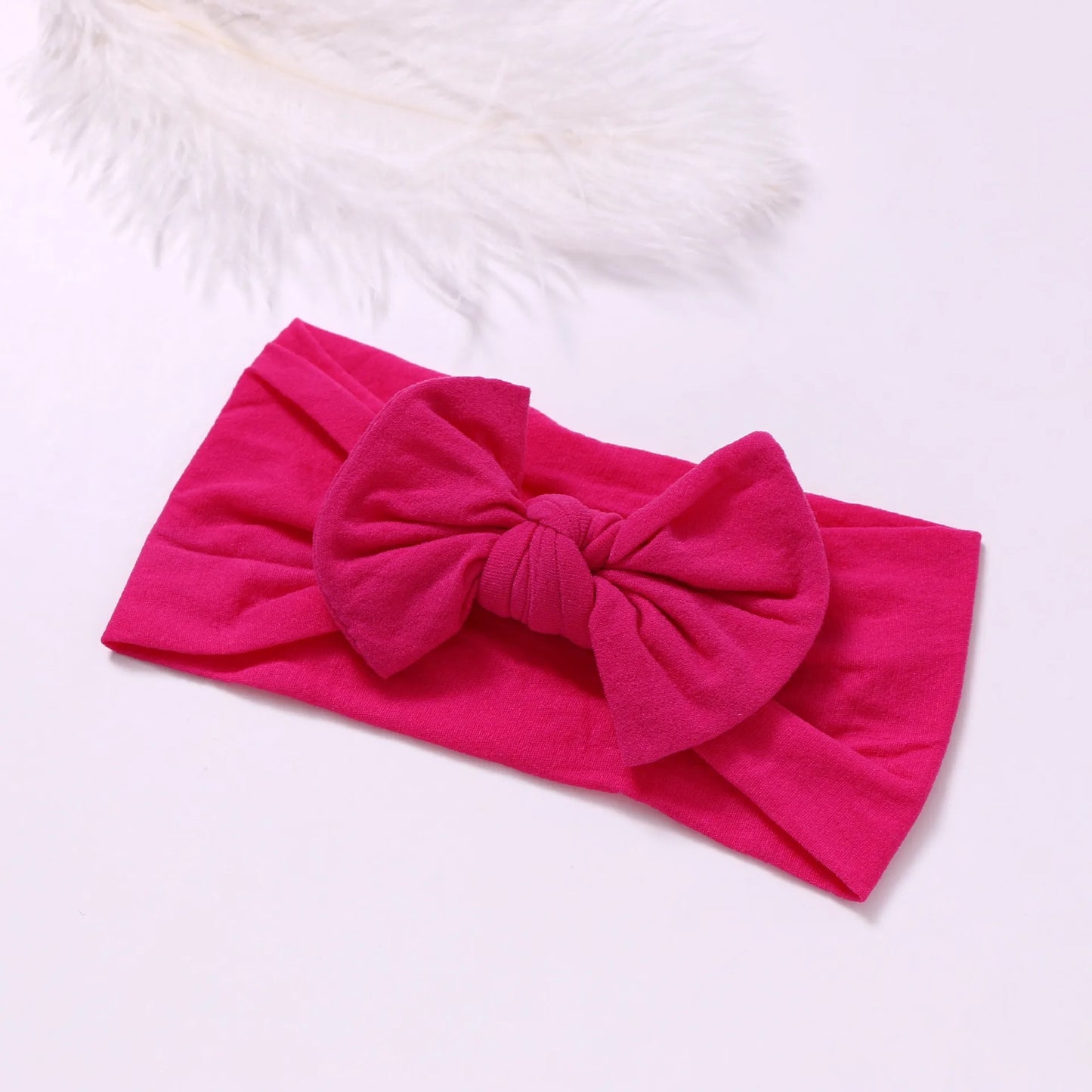 HOT PINK PLAIN HEADBAND