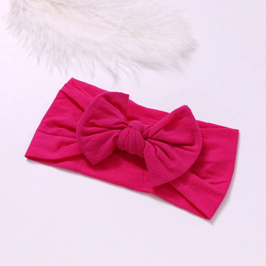 HOT PINK PLAIN HEADBAND