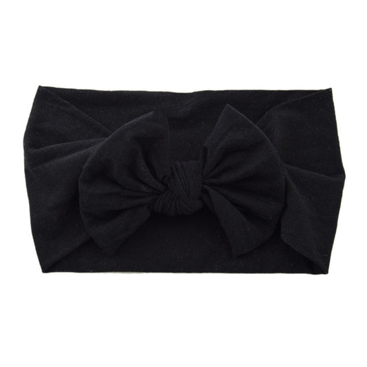 BLACK PLAIN HEADBAND