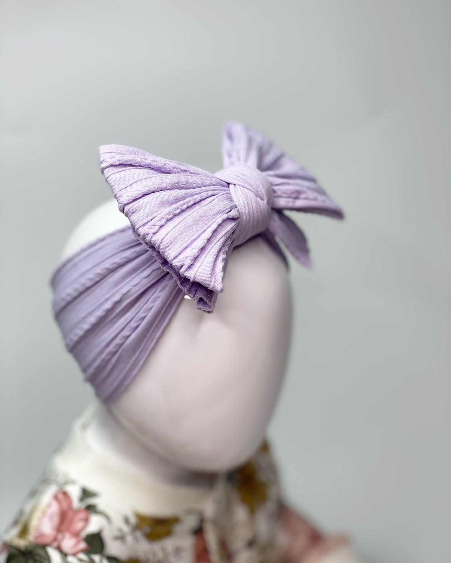 LIGHT LILAC LARGE BOW