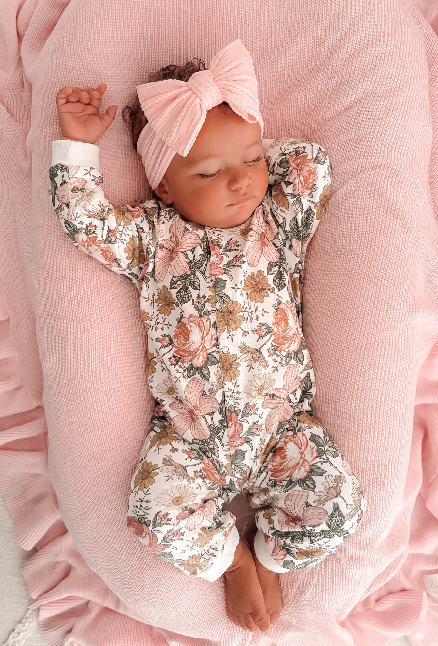 FLORAL COTTON BODYSUIT