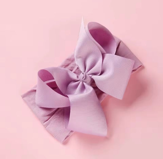 VIOLET PURPLE RIBBON BOW