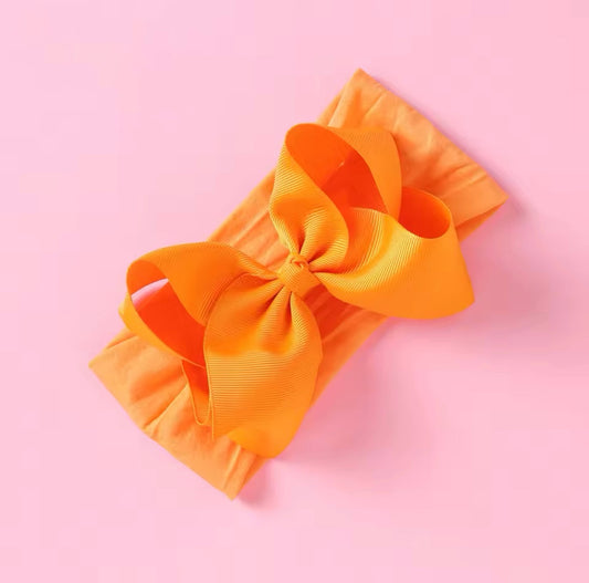 ORANGE RIBBON BOW