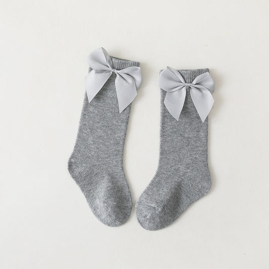 GREY KNEE HIGH SOCKS